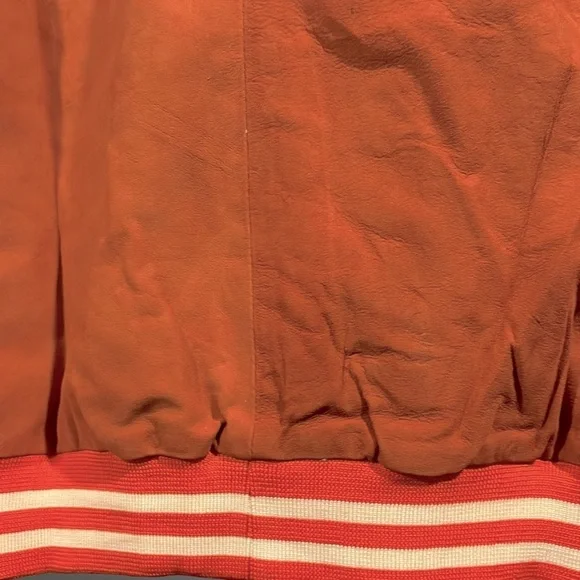 NEW [NYC Jackets] Texas Longhorns NCAA Orange Varsity Letterman Jacket Mens 3XL - Picture 10 of 15